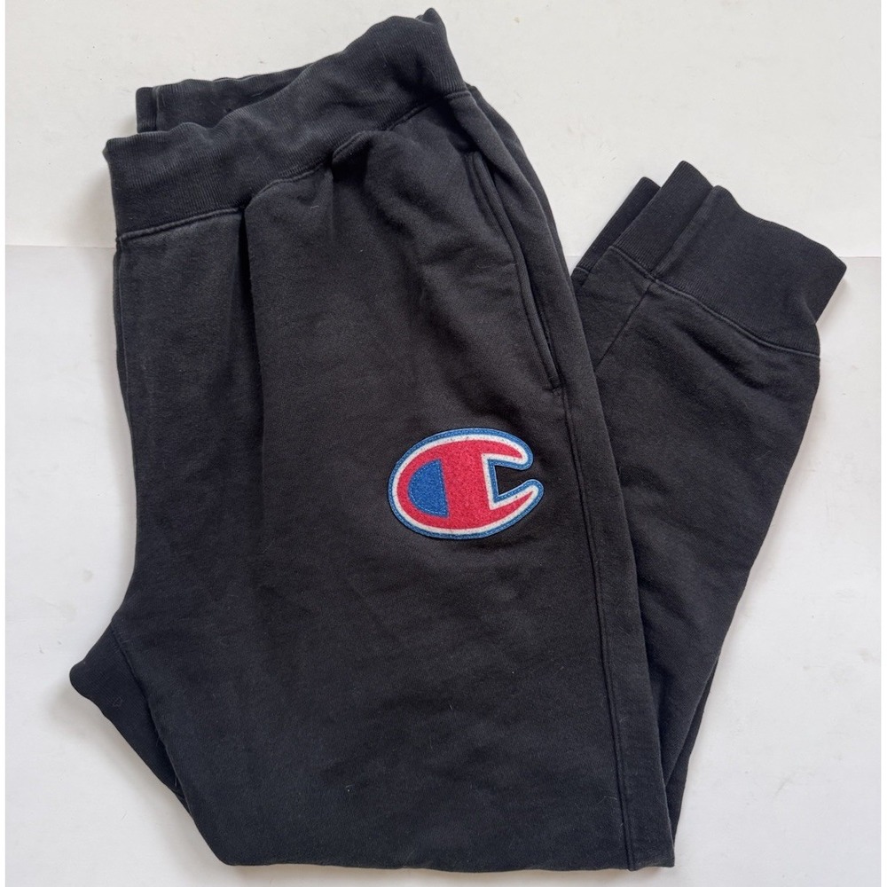 Champion Men's Sweatpants 2XL Black Reverse Weave